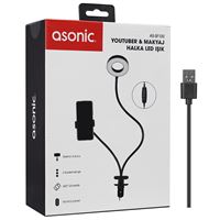 ASONİC HALKA LED IŞIK AS-SF100 3,6 İNÇ TELEFON TUTUCULU 2