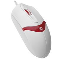 EVEREST MOUSE KABLOLU SM-220 BEYAZ KIRMIZI 1