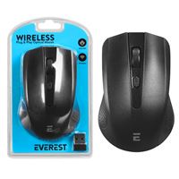 EVEREST USB KABLOSUZ MOUSE SMW-487 SİYAH 1