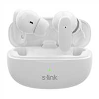 S-LİNK EARDOPES BLUETOOTH KULAKLIK SL-TWS08 BEYAZ TYPE-C CHARGE 3