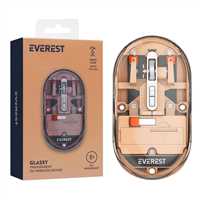 EVEREST KABLOSUZ MOUSE SM-BT29 GLASSY TRANSPARAN ROSE GOLD 2İN1 WİRELESS-BLUETOOTH 1