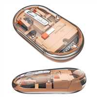 EVEREST KABLOSUZ MOUSE SM-BT29 GLASSY TRANSPARAN ROSE GOLD 2İN1 WİRELESS-BLUETOOTH 3
