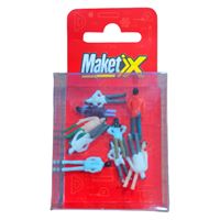MOR MAKET İNSAN FİGÜRÜ 1:75 10 LU MX1990 1