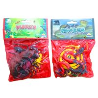 SUNMAN CRAZOO F824 BÖCEK VE YILAN HAYVAN SETİ 3+ 1