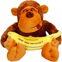 SUNMAN PELÜŞ DS20100 OTURAN MUZLU GORİL 50CM 1