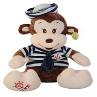 SUNMAN PELÜŞ LH4029-50 MAYMUN OTURAN DENİZCİ 50 CM 1