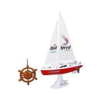 SUNMAN KUMANDALI YELKENLİ TEKNE 3588C HOT SPEED OCEAN YARIM FONKSİYON 38CM 1
