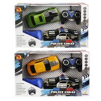 SUNMAN UZAKTAN KUMANDALI YD898-MJ1993  POLİCE CHASE CAR PİLLİ 3+ 1