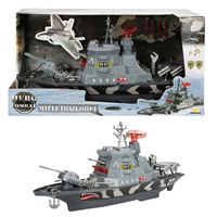SUNMAN HERO COMBAT GEMİ 1828-106F CV-27 ASKERİ DONANMA SESLİ IŞIKLI PİLLİ 58 CM 3+ 1