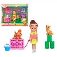 SUNMAN BELİSSA BEBEK 53803 BELİSSA VE SEVİMLİ HAYVANLARI BAKIM 15 CM 3+ 1