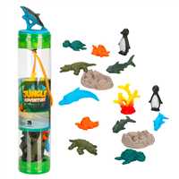 SUNMAN OKYANUS-ÇİFTLİK-DİNOZOR-VAHŞİ HAYVANLAR 666W-295 4 ÇEŞİT 12 Lİ 3+ 1