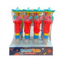 SUNMAN FUNNY TOYS 906P KÖPÜK BALONCUK VE IŞIKLI DÖNME DOLAP 3 RENK 12 Lİ 3+ 2