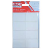 EGE OFİS ETİKETİ 34x52 BEYAZ 5 Lİ 10 PK OSP-120 1