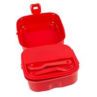 ORGANİZERS BESLENME KABI ORG-147 PEMBE-MAVİ-KIRMIZI-GRİ ÇİFT BÖLMELİ 36 LI 2