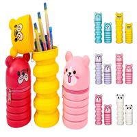 AVEGA KALEM ÇANTASI SİLİKON AKORDİYON TEK BÖLMELİ 1