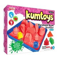 KUMTOYS HAREKETLİ KUM SETİ KM5329 6 KALIP 3+ 1