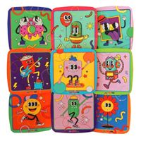 REDKA AHŞAP KARE PUZZLE RD5638-RD5637 9 MODEL 9 PARÇA 36 LI 3+ 2