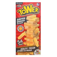 TOTTERİQ KİDS DENGE OYUNU 7314 TOWER AHŞAP 54 ADET 1