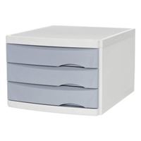 OPS EVRAK RAFI KİLİTLİ ÇEKMECELİ GRİ 3 LÜ CMC 203 1