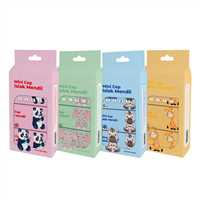 AROW ISLAK MENDİL CEP TİPİ KRD-6179 SEVİMLİ HAYVANLAR 8 Lİ 1