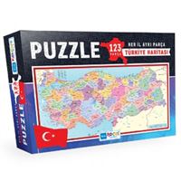 BLUE FOCUS PUZZLE BF124 TÜRKİYE HARİTASI 123 PARÇA 1