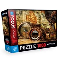 BLUE FOCUS YAPBOZ BF291 NOSTALJİK PUSULA VE DÜRBÜN 1000 PARÇA 1