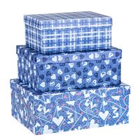 MİKRO HEDİYE KUTUSU MBX-4178 3 LÜ BÜYÜK JEAN 1