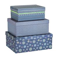 MİKRO HEDİYE KUTUSU MBX-4200 3 LÜ BÜYÜK GREY GREEN 1