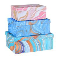 MİKRO HEDİYE KUTUSU MBX-4202 3 LÜ BÜYÜK MARBLE 1