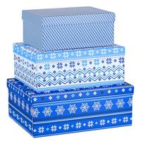 MİKRO HEDİYE KUTUSU MBX-4218 3 LÜ BÜYÜK BLUE WİNTER 1