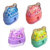 MİKRO KALEMTIRAŞ MK-4035 PANDA KÖPÜK BALONCUKLU PASTEL TEK BÖLMELİ 24 LÜ 1