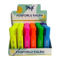 MAXX FOSFORLU KALEM NEON 7 RENK 36 LI MX-2613 1
