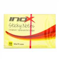 İNOX YAPIŞKANLI NOT KAĞIDI 50x75 SARI 100 YP 12 Lİ 2359 1