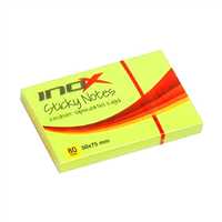 İNOX YAPIŞKANLI NOT KAĞIDI 50x75 FOSFORLU YEŞİL 80 YP 12 Lİ 2373 1