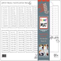 AKADEMİ ÇOCUK FUNNY MAT ÇARPIM TABLOSU 33,5x48 CM 1