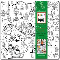 AKADEMİ ÇOCUK FUNNY MAT YENİ YIL  33,5X48 CM 1