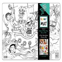 AKADEMİ ÇOCUK FUNNY MAT KORSANLAR 33,5X48 CM 1