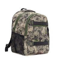 CAMBRİDGE POLO OKUL ÇANTASI KAMUFULAJ YEŞİL KREM 3 BÖLMELİ PLCAN1756.027 1