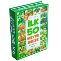 DİYTOY EĞİTİCİ KARTLAR İLK1420 İLK 50 MEYVE SEBZE 12M+ 1
