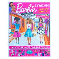DİYTOY BARBİE MANYETİK KIYAFET GİYDİRME BRB1901 FRİENDS 62 PARÇA 3-8 YAŞ 1