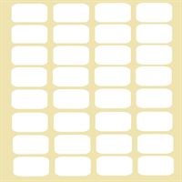 HERBOY ETİKET 17x17 120 Lİ TABAKA OKL-001 1