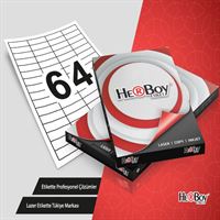 HERBOY BİLGİSAYAR ETİKETİ LASER 48.5x16.9 HB-1564 1