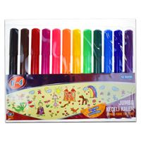 U-4 KEÇELİ KALEM JUMBO 12 RENK U4-1083 1