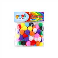 PUTİ PONPON DÜZ 20 MM 50 Lİ 12 PK 4452 1