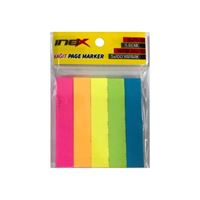 İNOX İNDEX FİLM KAĞIT 15x75 MM 5 RENK 100 YP 12 Lİ 4662 1
