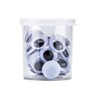 PUTİ OYNAR GÖZ 12 MM SİYAH 12 Lİ 06475 1