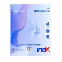 İNOX LAMİNASYON FİLMİ A4 125 MİC 100 LÜ 06536 1