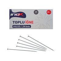 İNOX TOPLU İĞNE 28 MM 20 GR 24 LÜ 08233 1