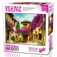 KS GAMES PUZZLE 20062 FLOWERED VİLLAGE HOUSES 500 PARÇA 1