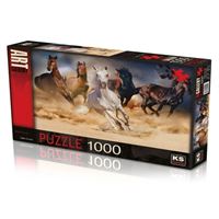 KS GAMES PUZZLE 20514 WİLD HORSES 1000 PARÇA 1